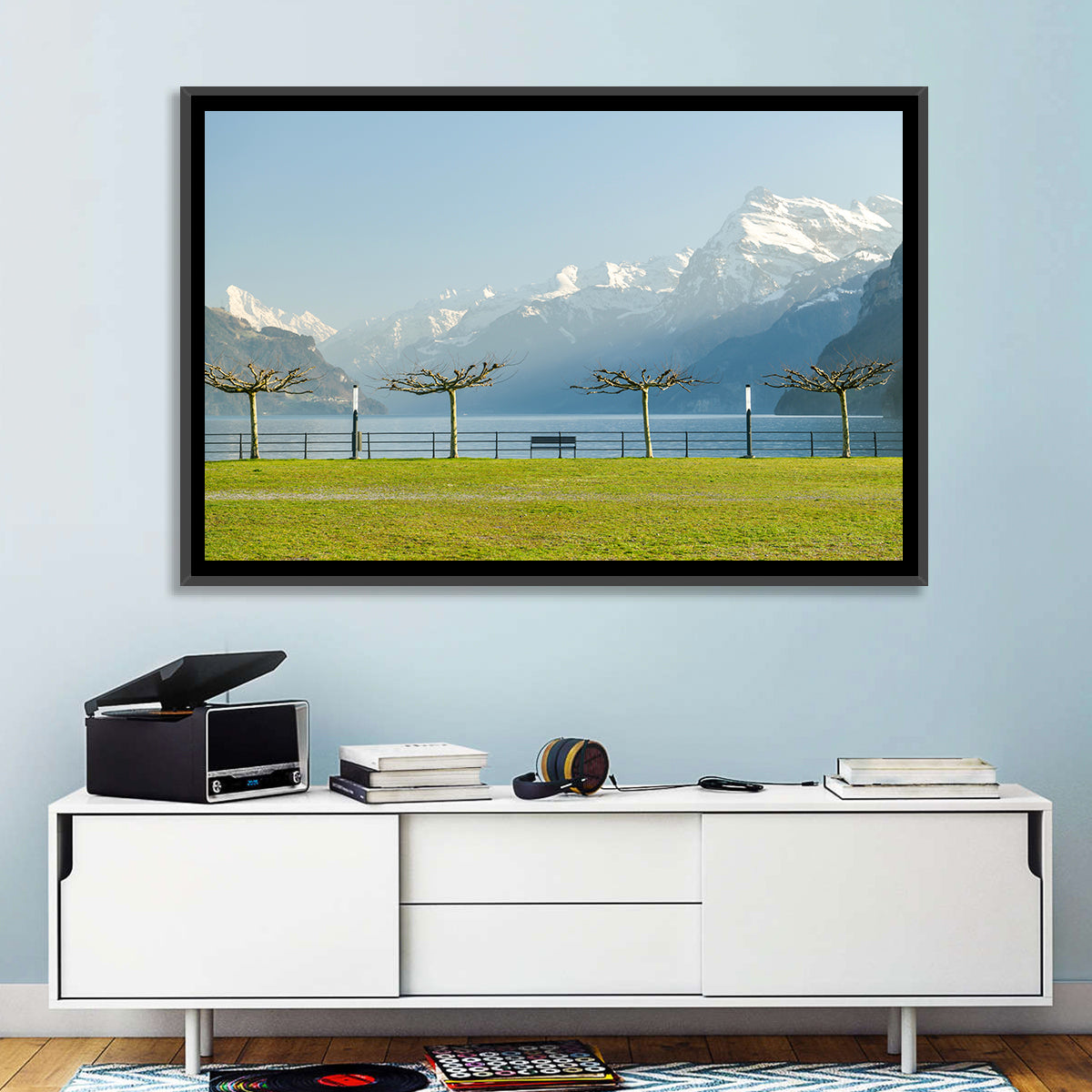 Lake Lucerne Landscape Wall Art