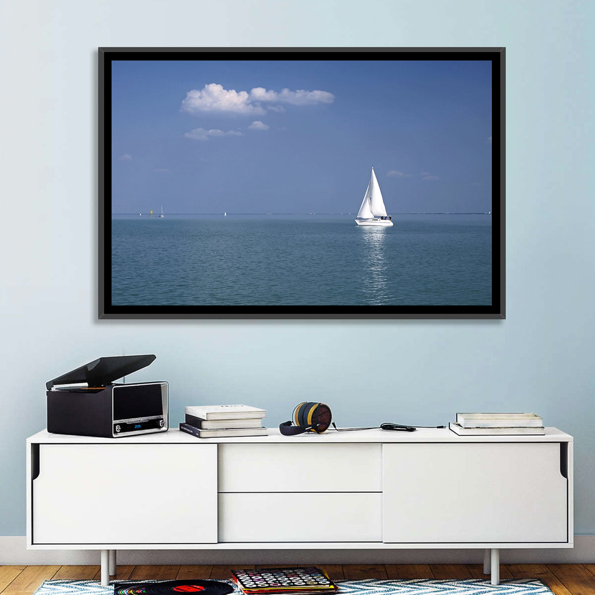 Sailboat on Lake Balaton Wall Art