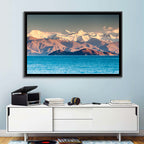 Karakul Lake at Golden Hour Wall Art