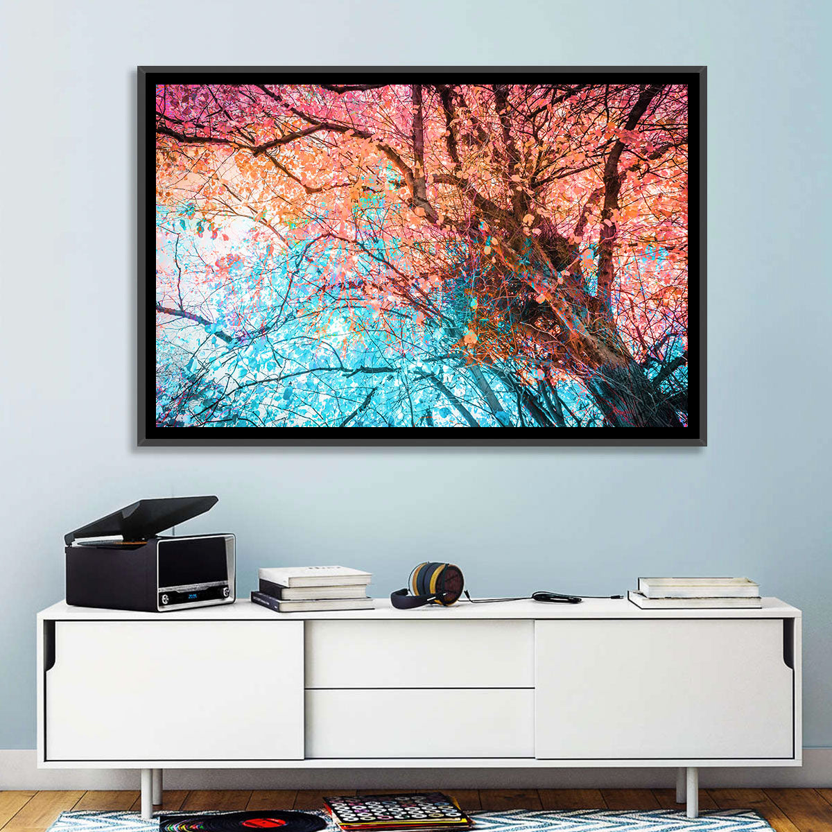 Autumn Canopy Abstract Wall Art