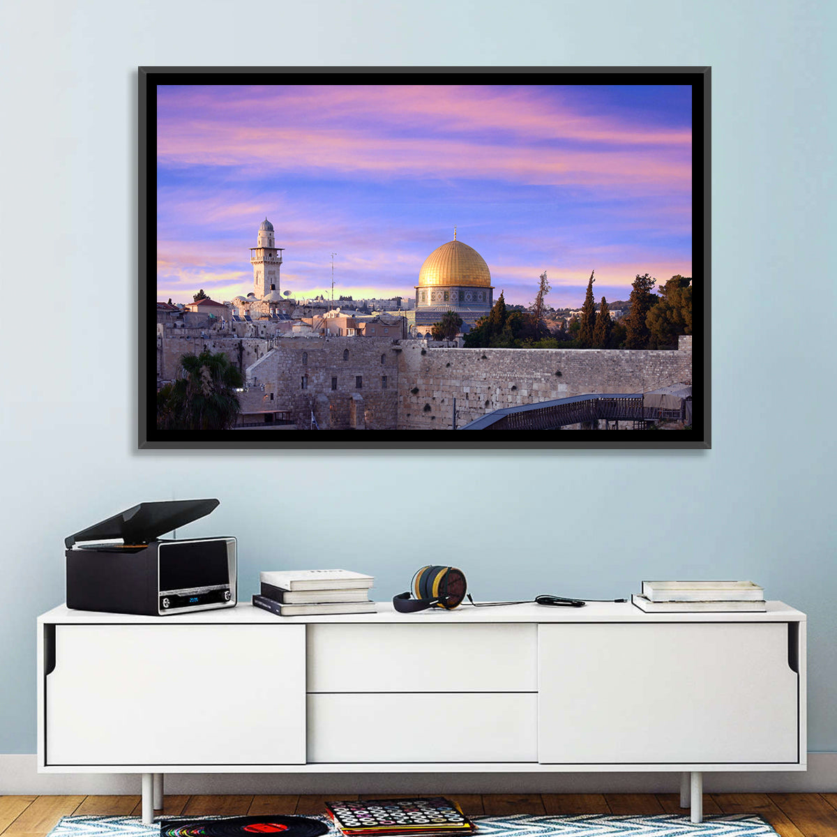 Al Aqsa at Golden Hour Wall Art
