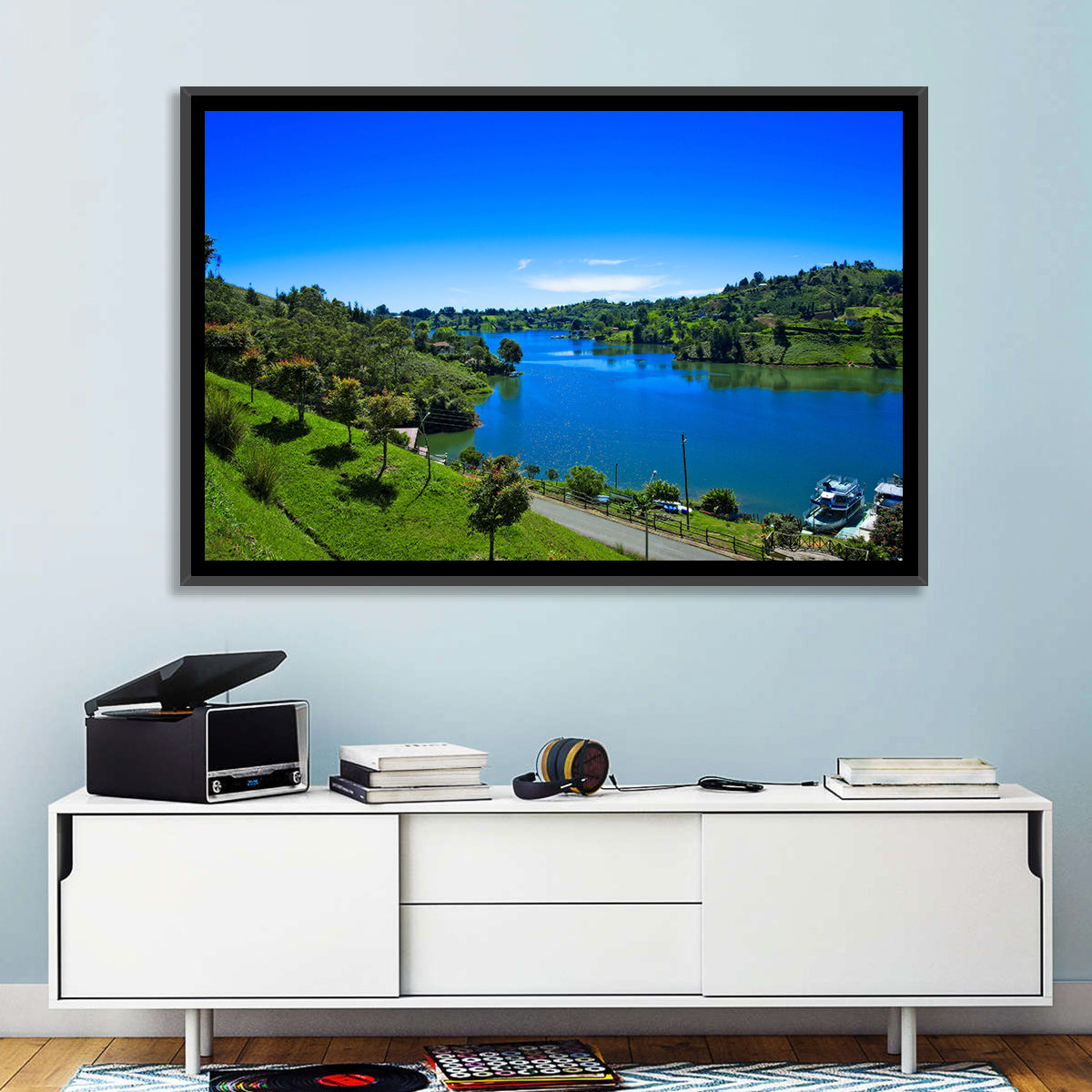 Santa Fe De Antioquia Lake View Wall Art
