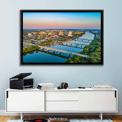 Augusta Savannah River Skyline Wall Art