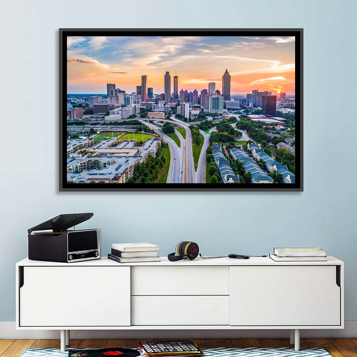 Downtown Atlanta Skyline Wall Art