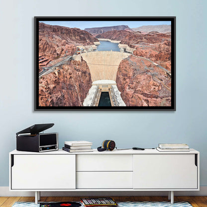 Hoover Dam High-angle View Wall Art