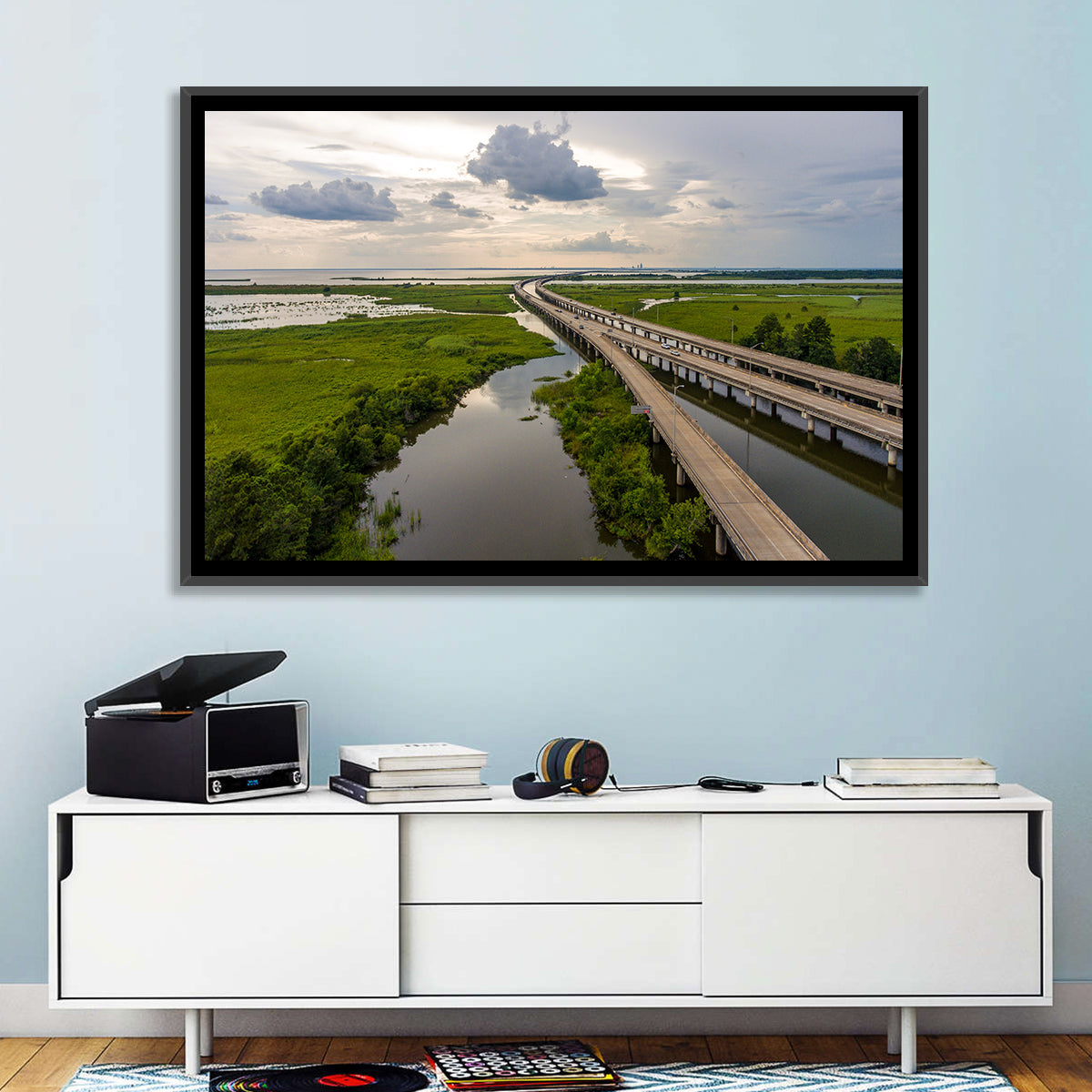 Interstate 10 Bridge Wall Art