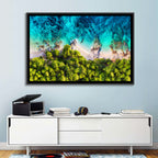 Croatian Turquoise Coastline Wall Art