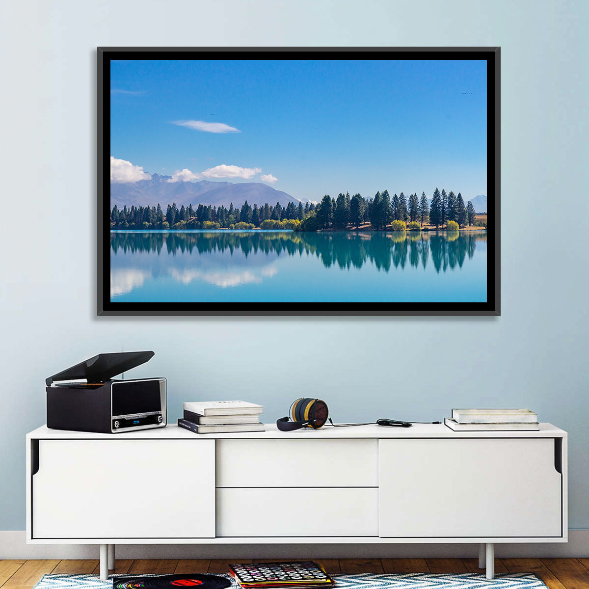 Lake Ruataniwha Reflection Wall Art