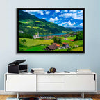 Lungern Village Panorama Wall Art