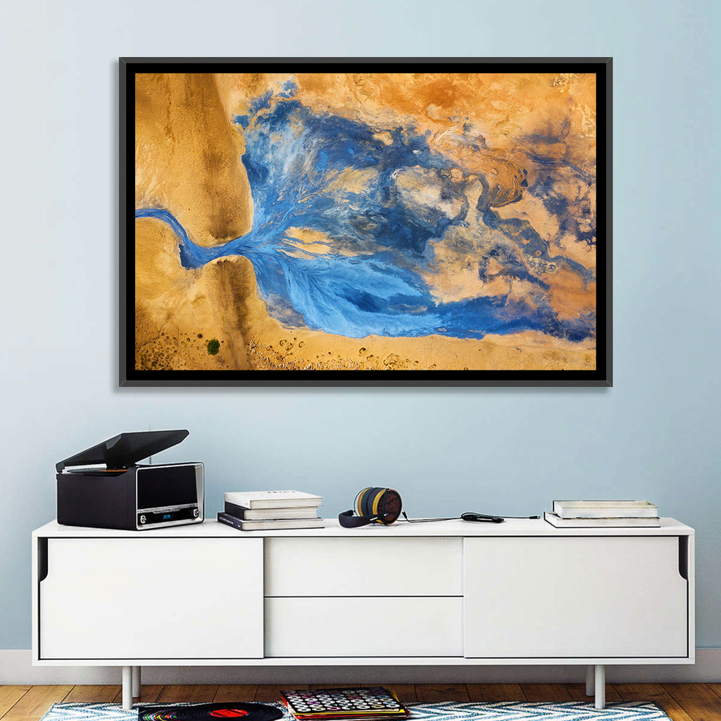 Geysers Valley Aerial View Wall Art