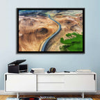 Winding Road in Geysers Valley Wall Art