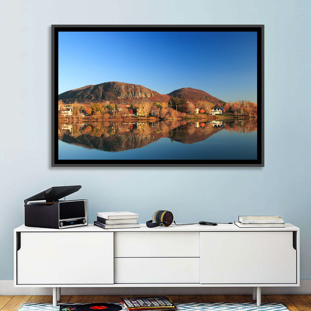 Mont Saint-hilaire Autumn Reflection Wall Art