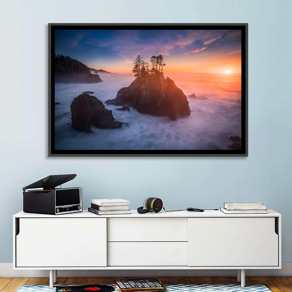 Secret Beach Sunset, Oregon Wall Art
