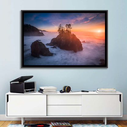 Secret Beach Sunset, Oregon Wall Art