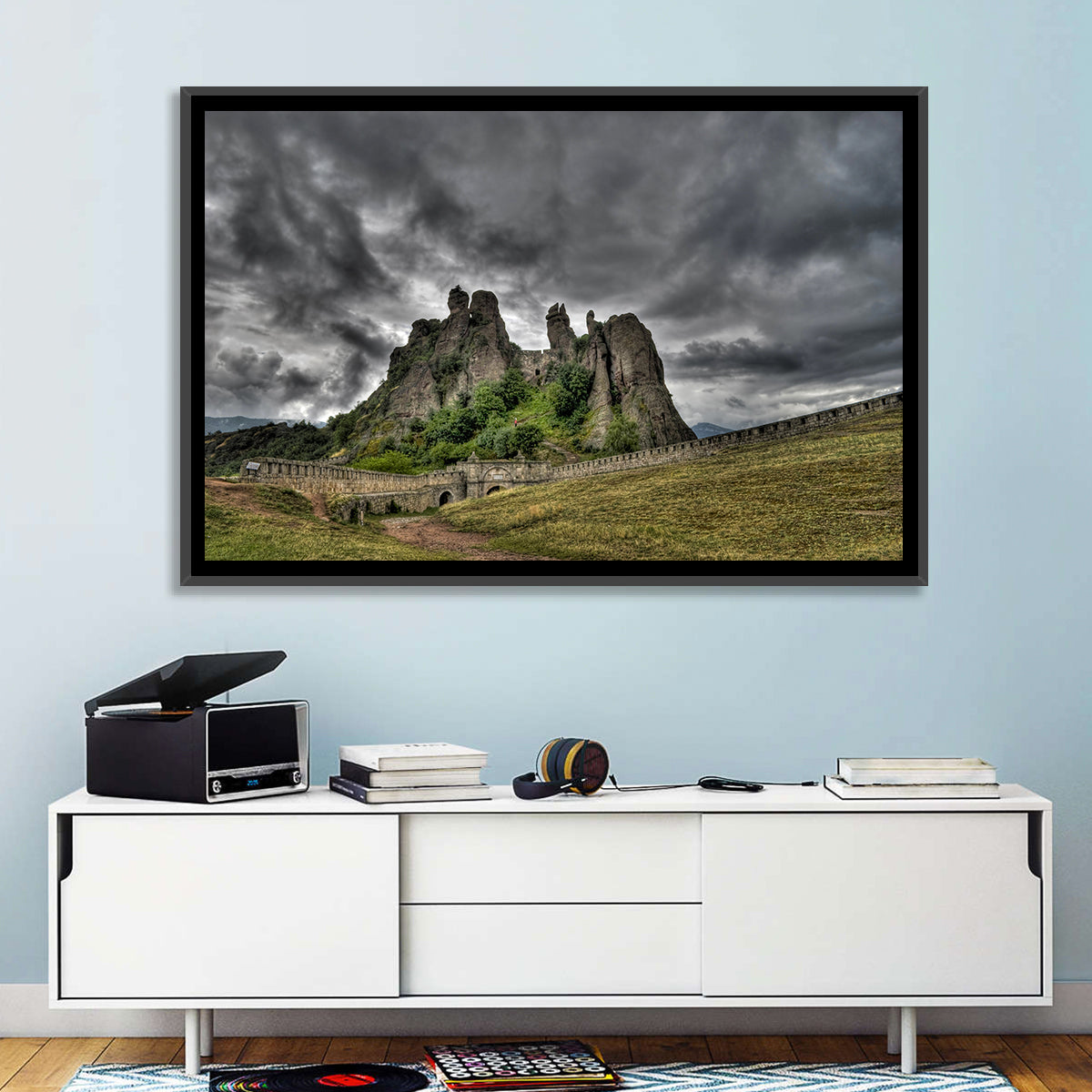 Belogradchik Fortress Rock Formations Wall Art in a room, landscape