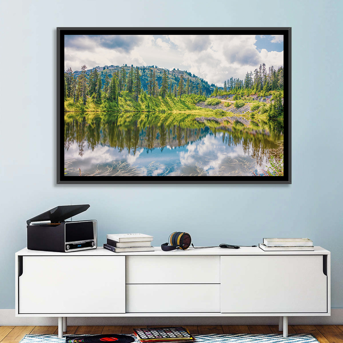Highwood Lake Reflection Wall Art