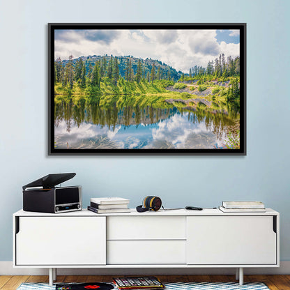 Highwood Lake Reflection Wall Art