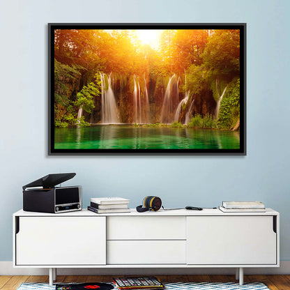 Plitvice Lakes Waterfalls Wall Art