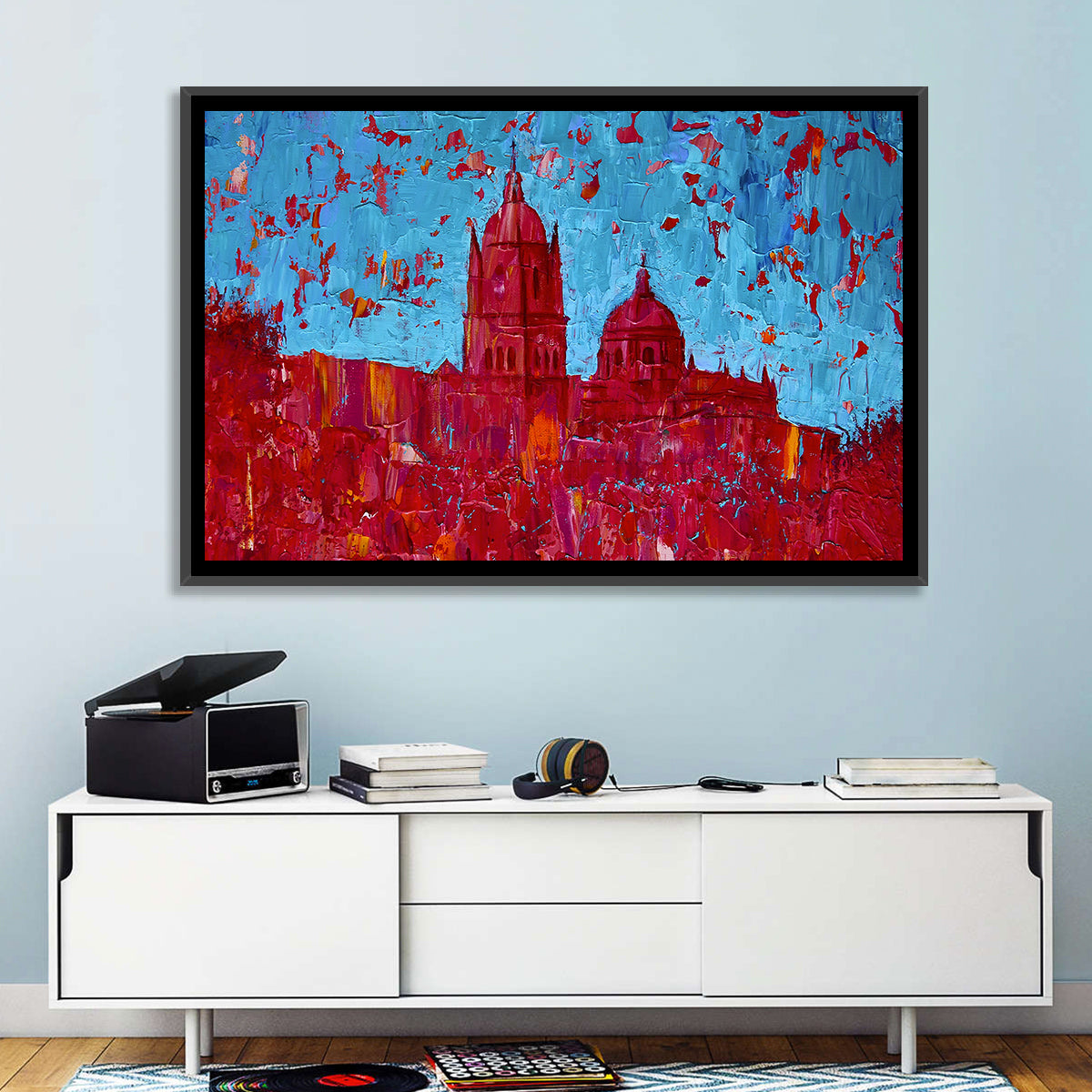 New Cathedral of Salamanca Wall Art in a room, landscape