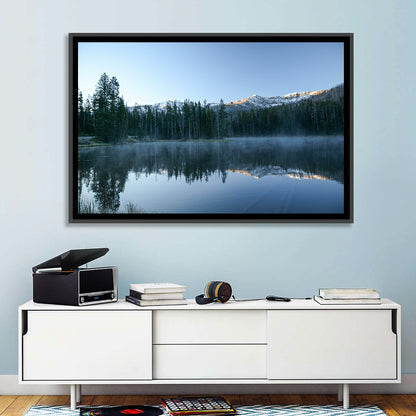 Sylvan Lake Morning Mist Wall Art