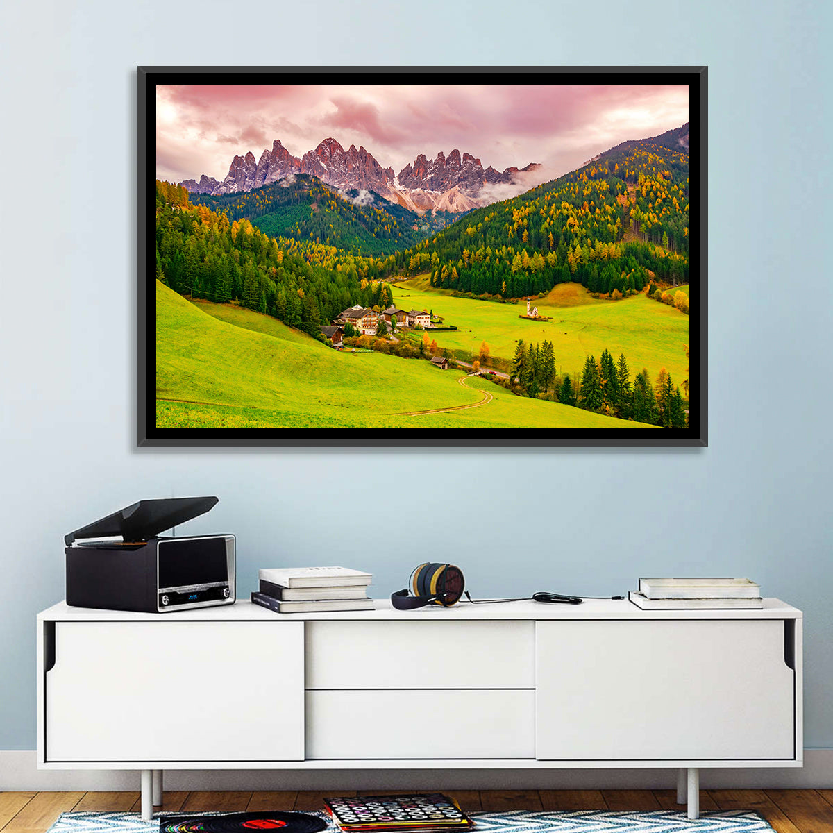 St Johann Church, Santa Maddalena Wall Art