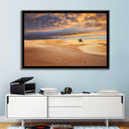 Sahara Camel Rider at Sunset Wall Art