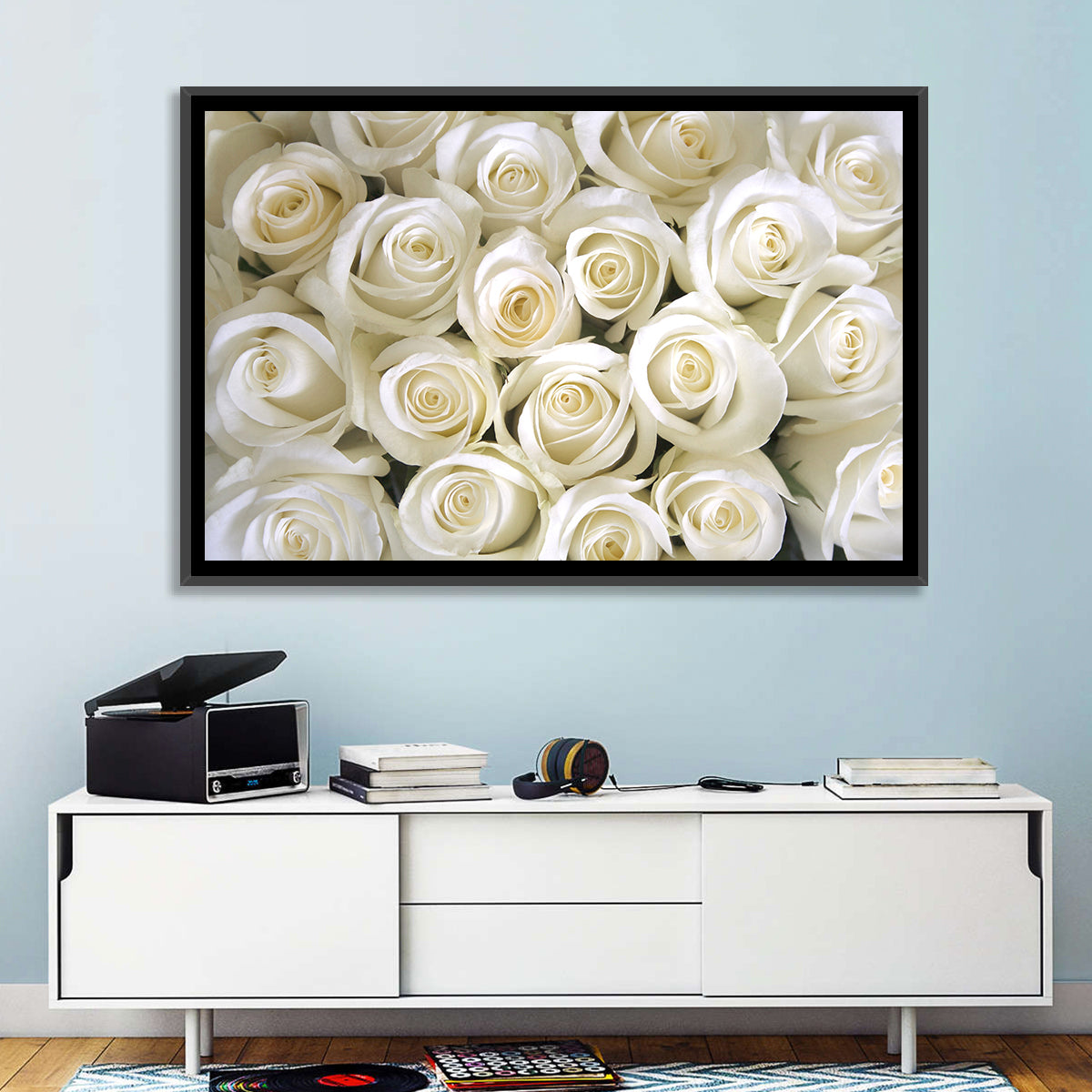Silky Roses Wall Art