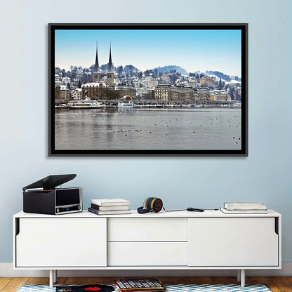 Hofkirche Lucerne Cityscape Wall Art