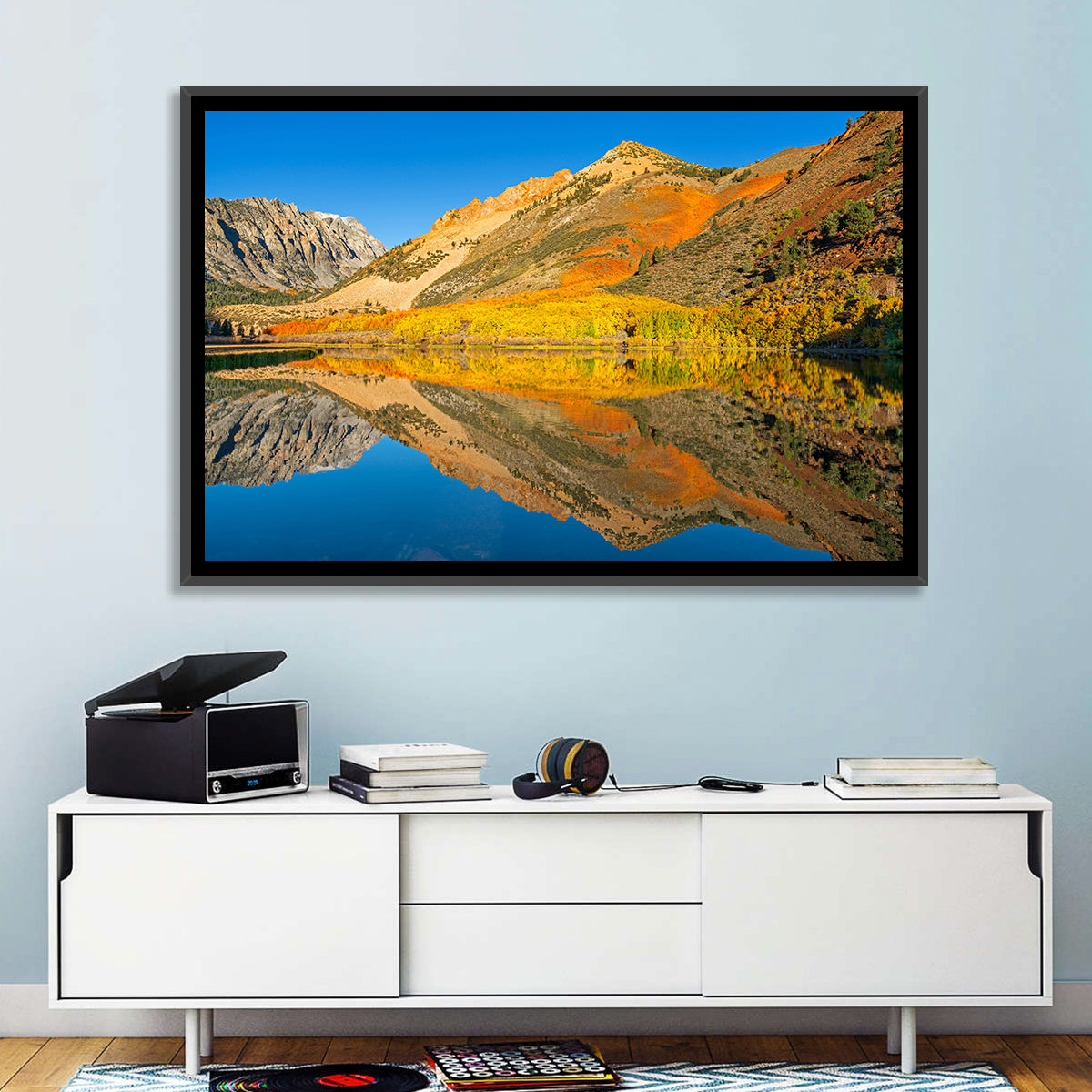 North Lake Autumn Reflection Wall Art