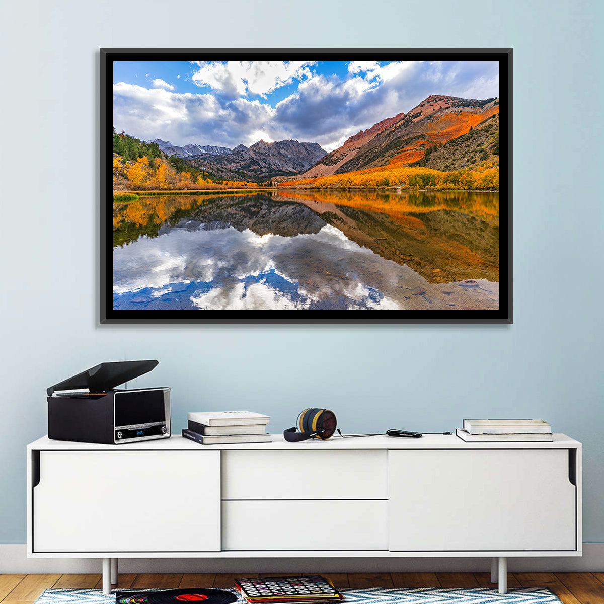 North Lake Autumn Reflection Wall Art