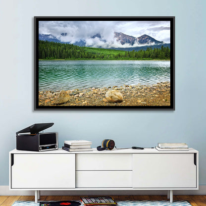 Patricia Lake Cloudy Peaks Wall Art