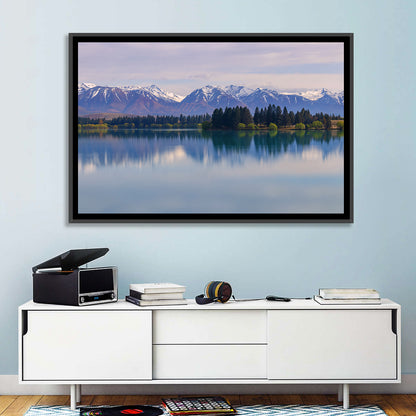 Ruataniwha Lake Reflection Wall Art