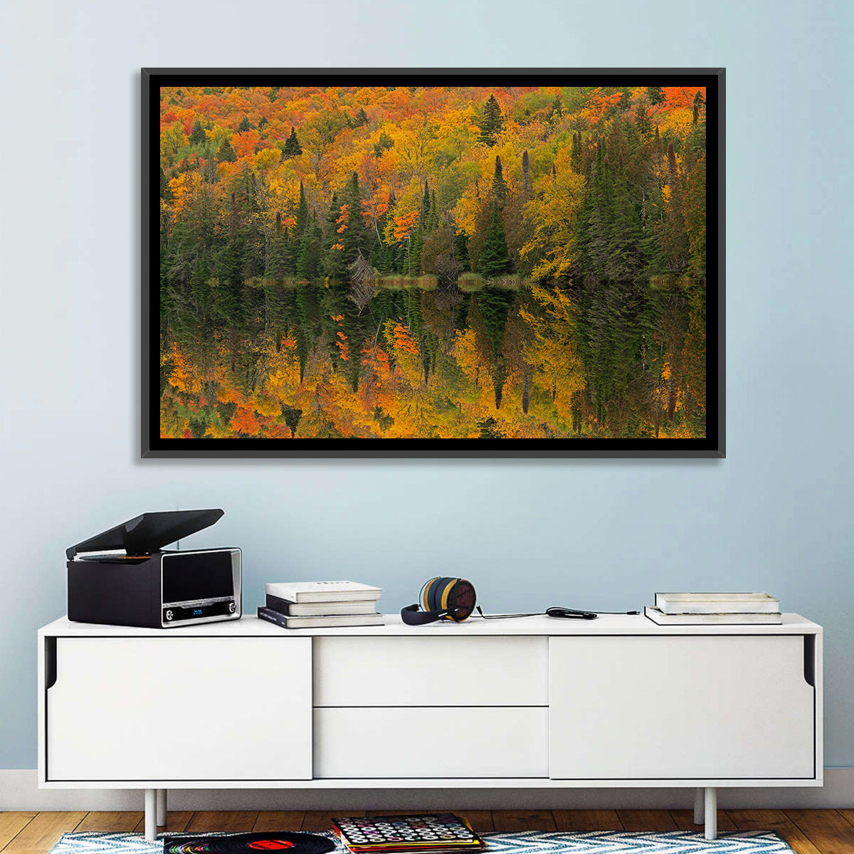 Ottawa National Forest Autumn Reflection Wall Art