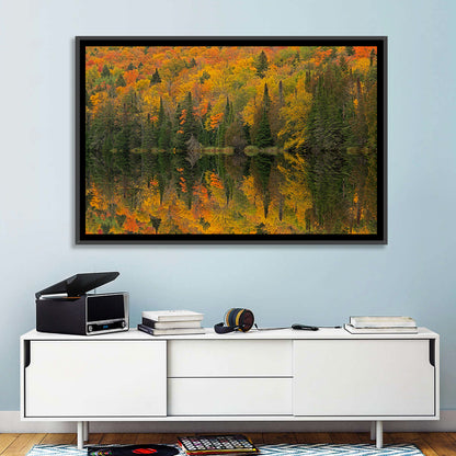 Ottawa National Forest Autumn Reflection Wall Art