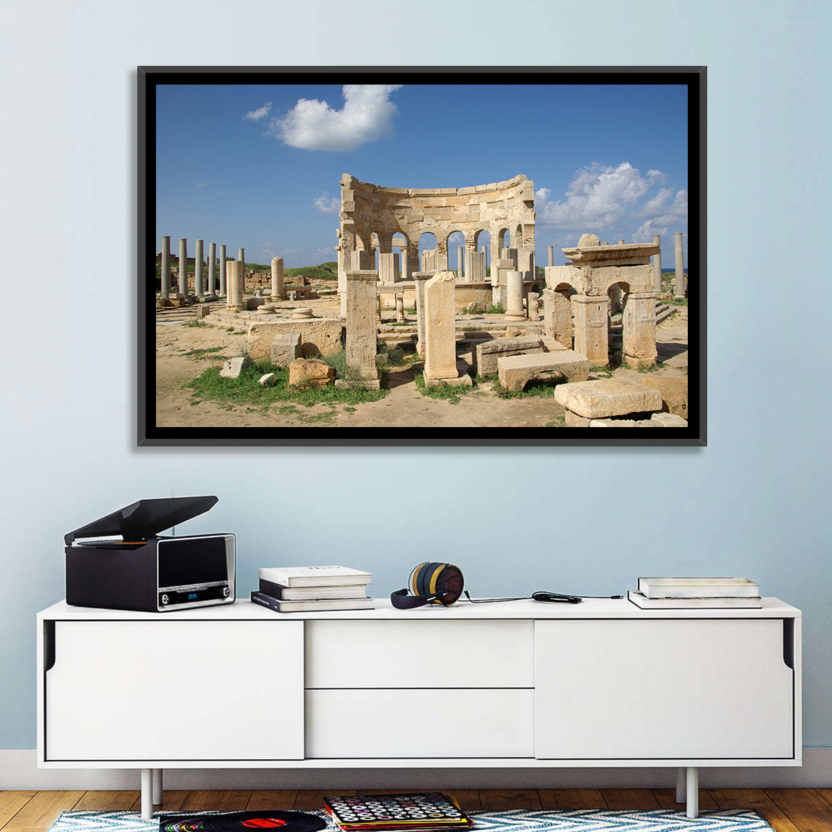 Leptis Magna Stone Ruins Wall Art