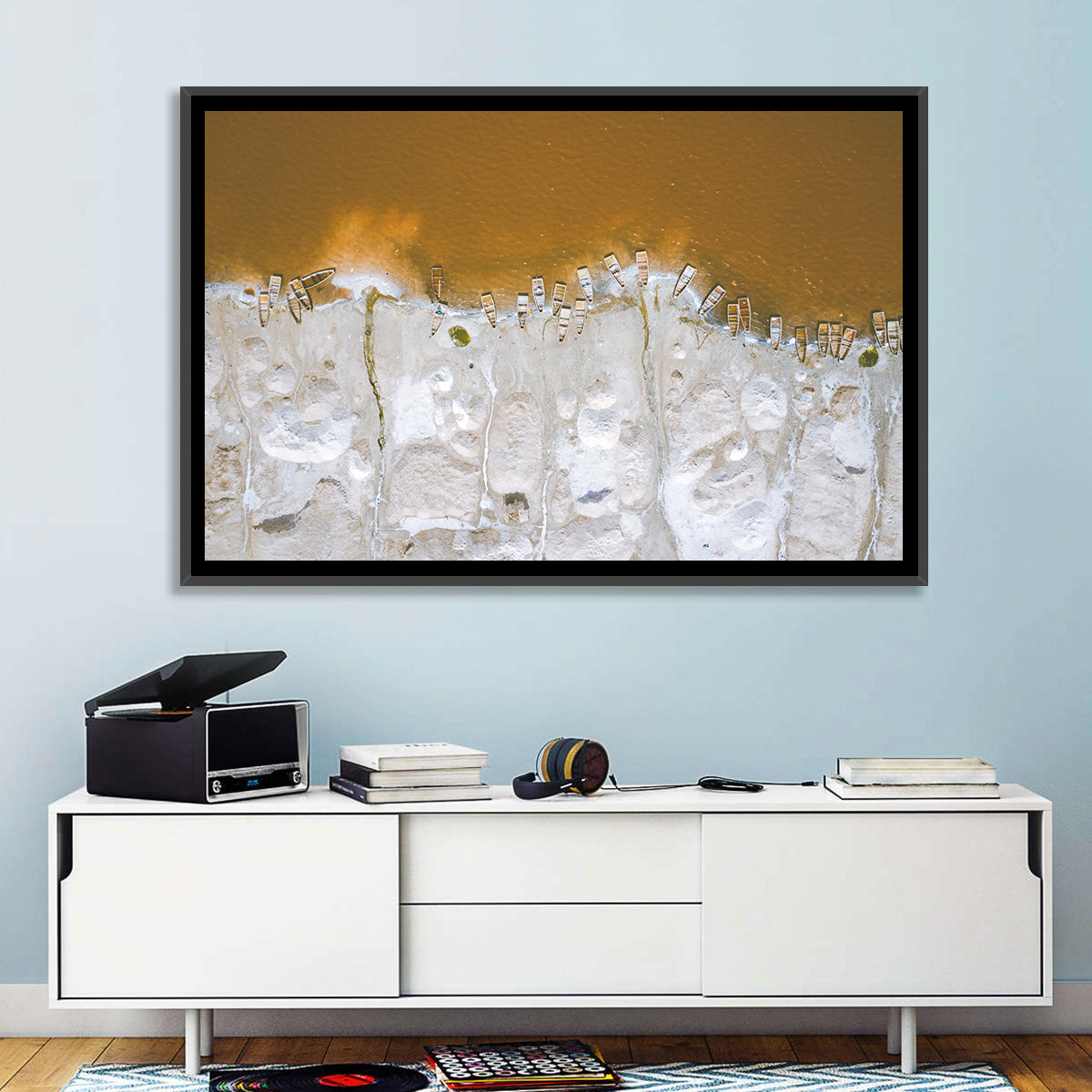 Lac Rose Salt Flats Senegal Wall Art