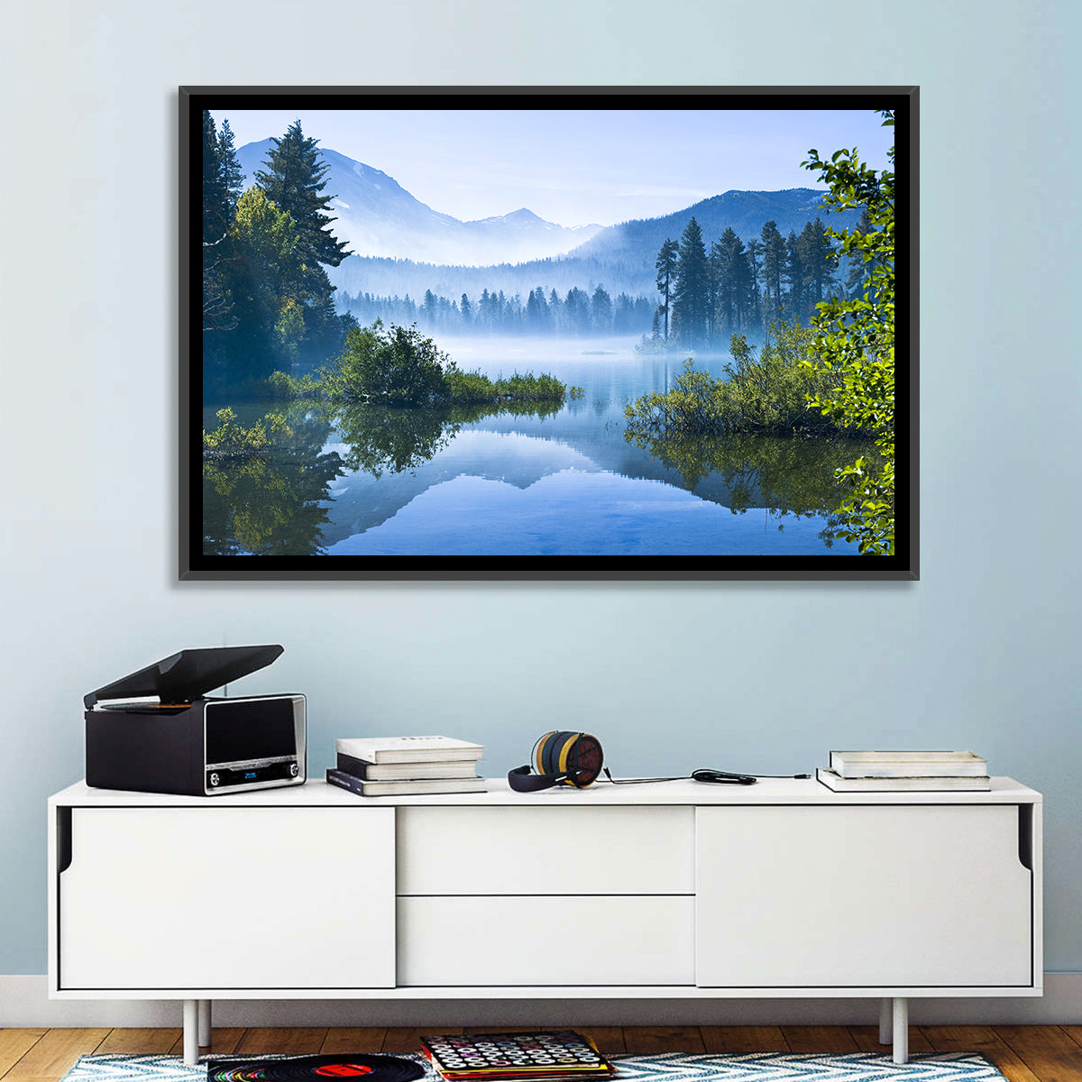 Lassen Morning Reflection Wall Art