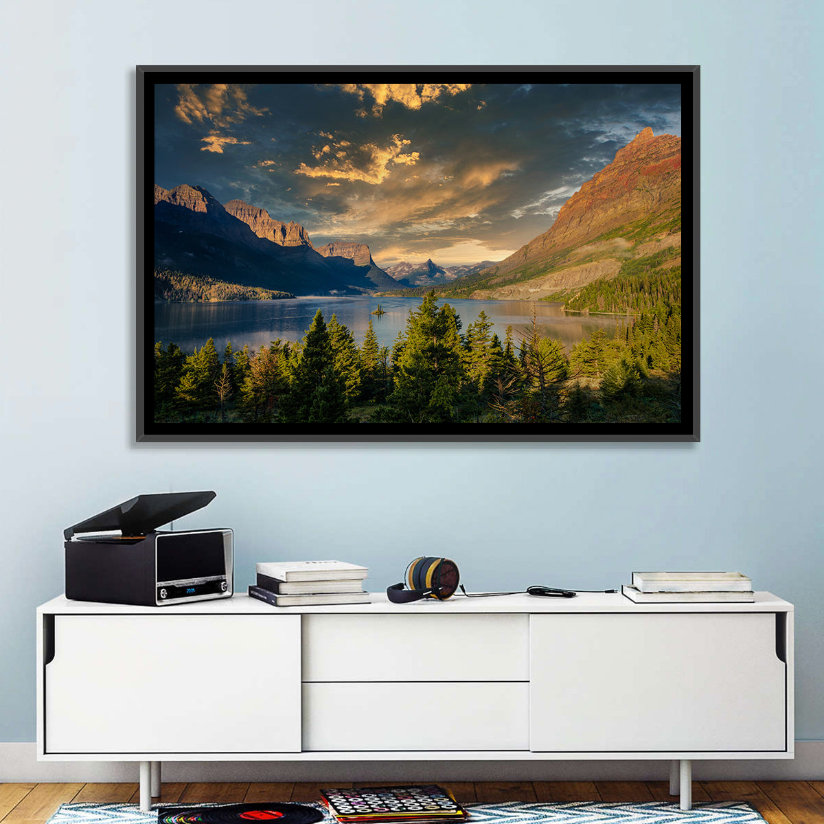 Wild Goose Island, St. Mary Lake Wall Art