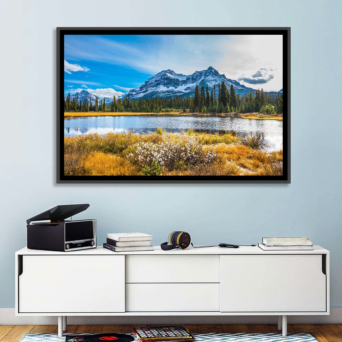 Rocky Mountain Lake Wall Art