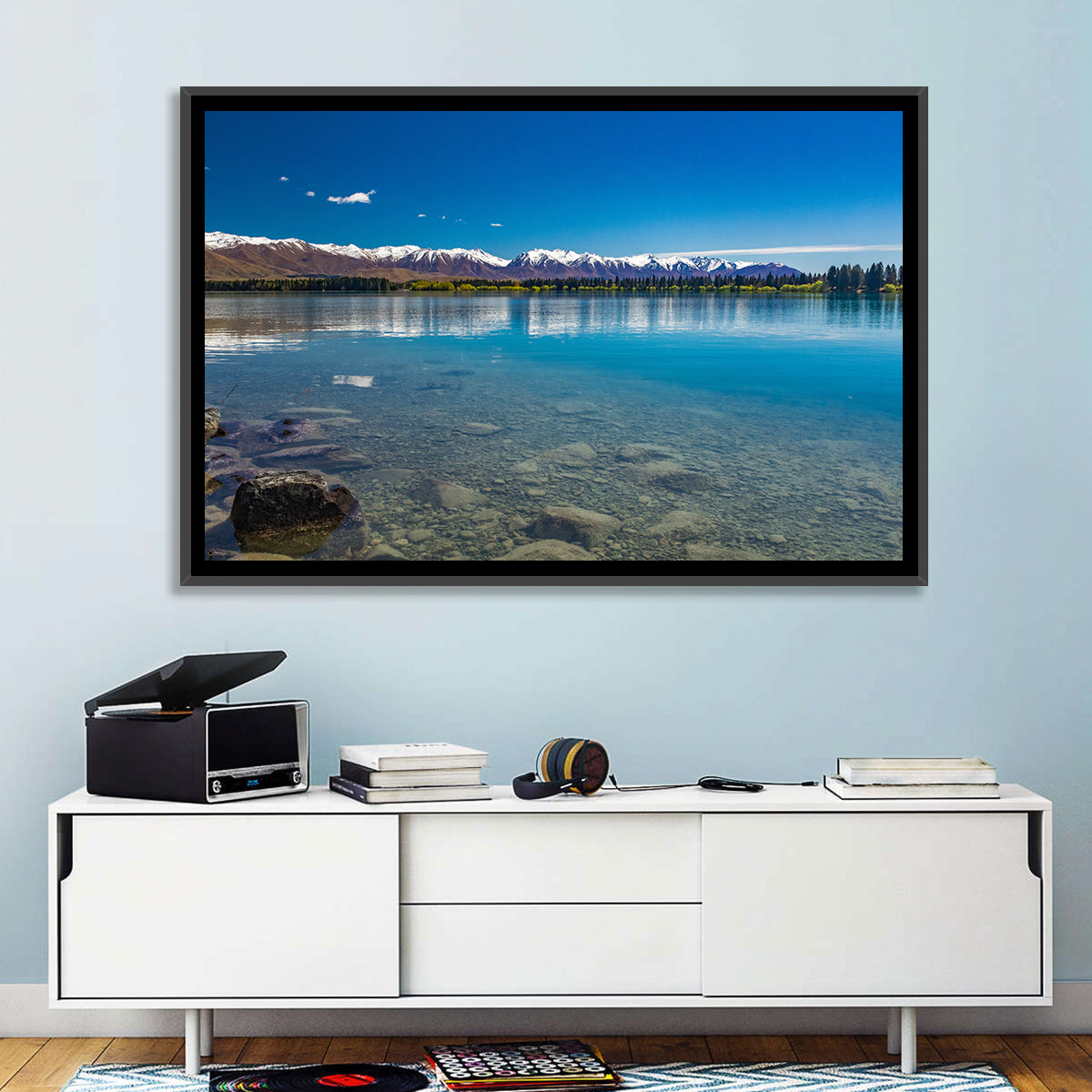 Lake Ruataniwha Reflection Wall Art