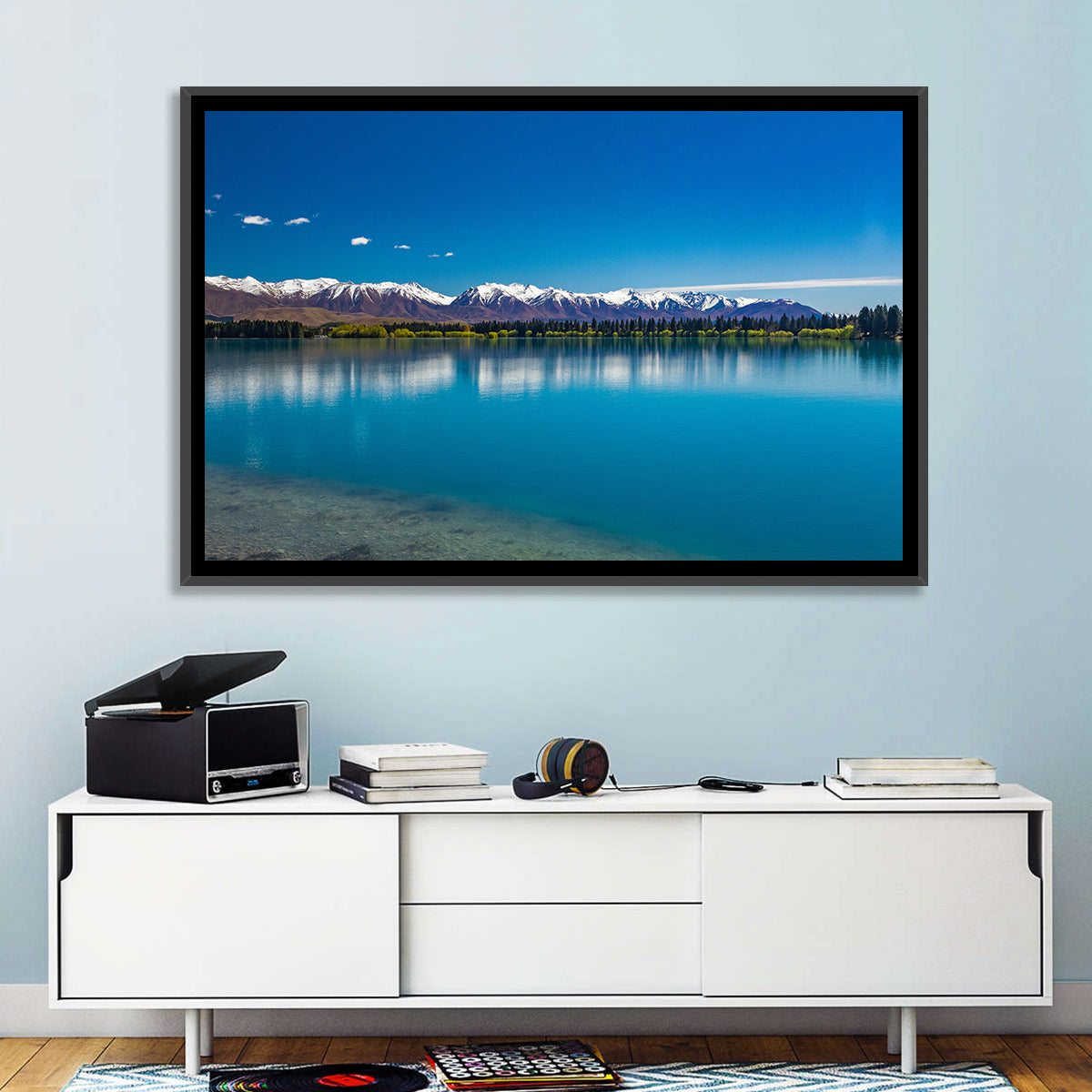 Lake Ruataniwha Reflection Wall Art