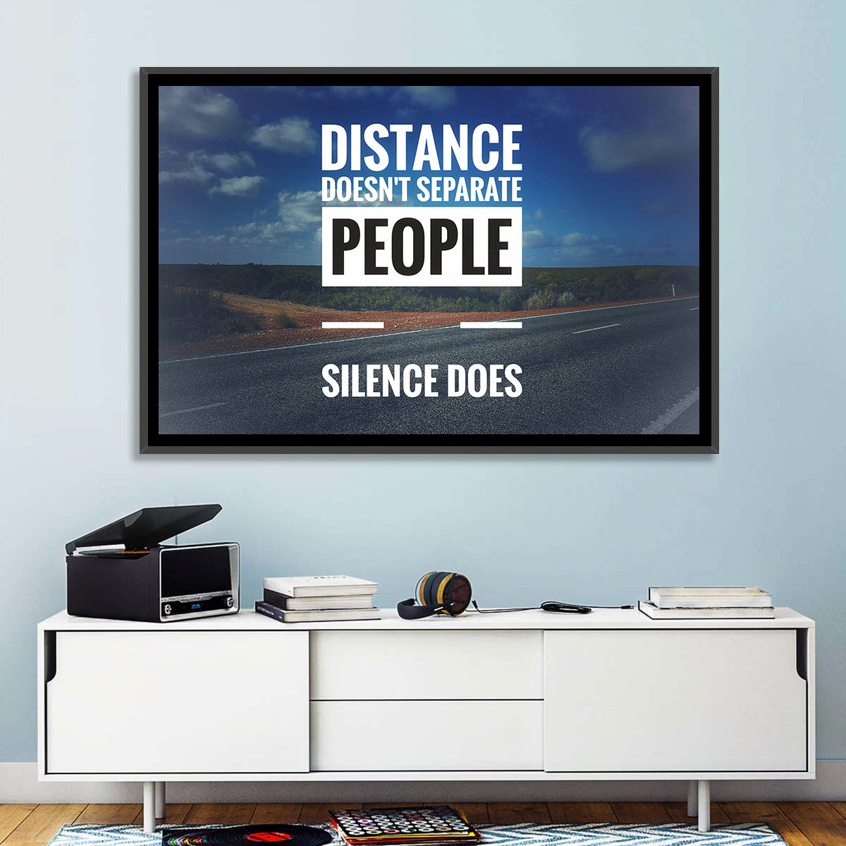 Silence Separates People Wall Art