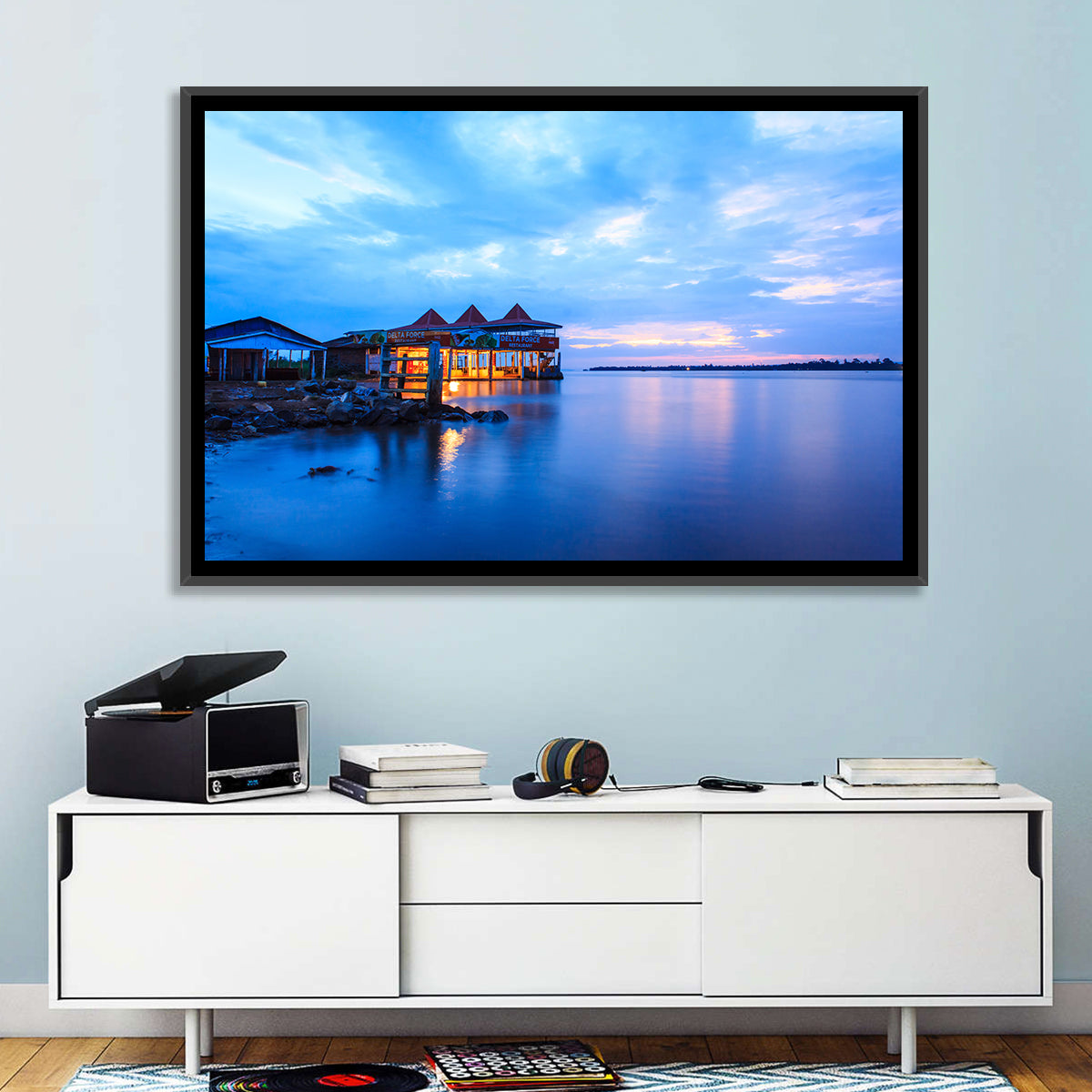 Twilight Restaurant on Lake Victoria Wall Art