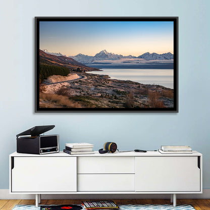 Mount Cook Over Lake Pukaki Wall Art