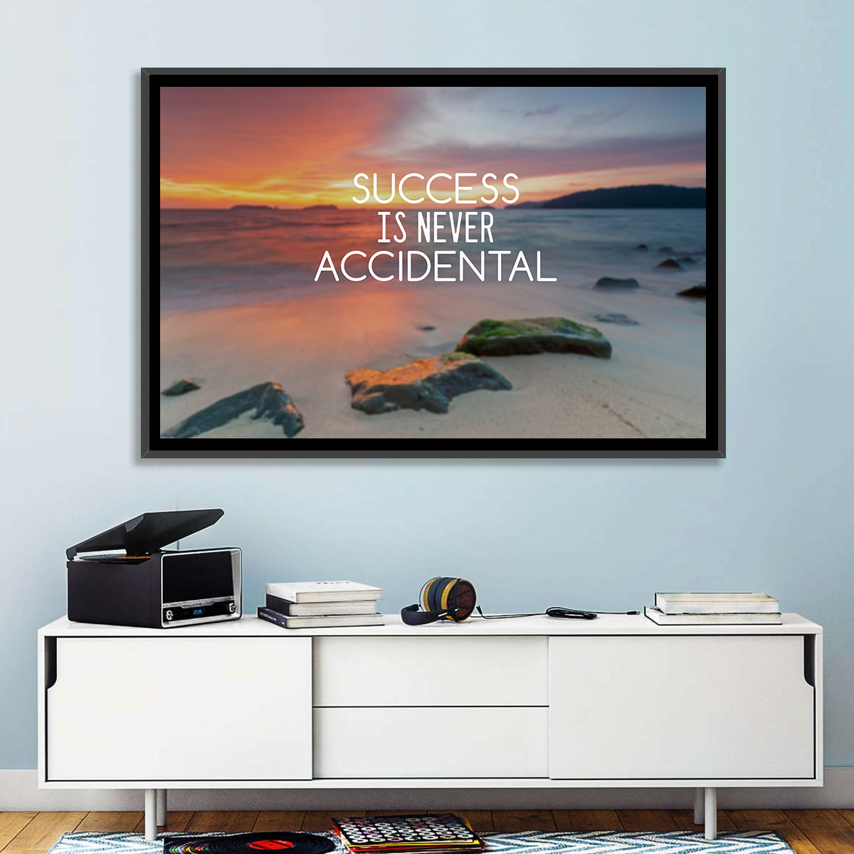 Success Is Never Accidental Wall Art