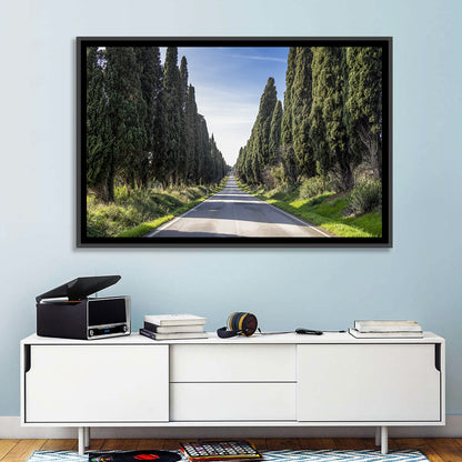 Cypress Trees Avenue Wall Art