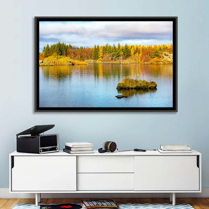 Autumn at Lake Myvatn Wall Art