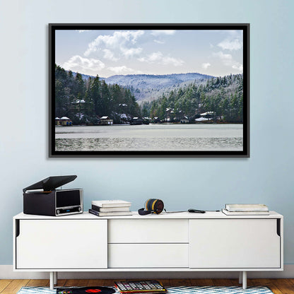 Lake Rabun Winter Scene Wall Art
