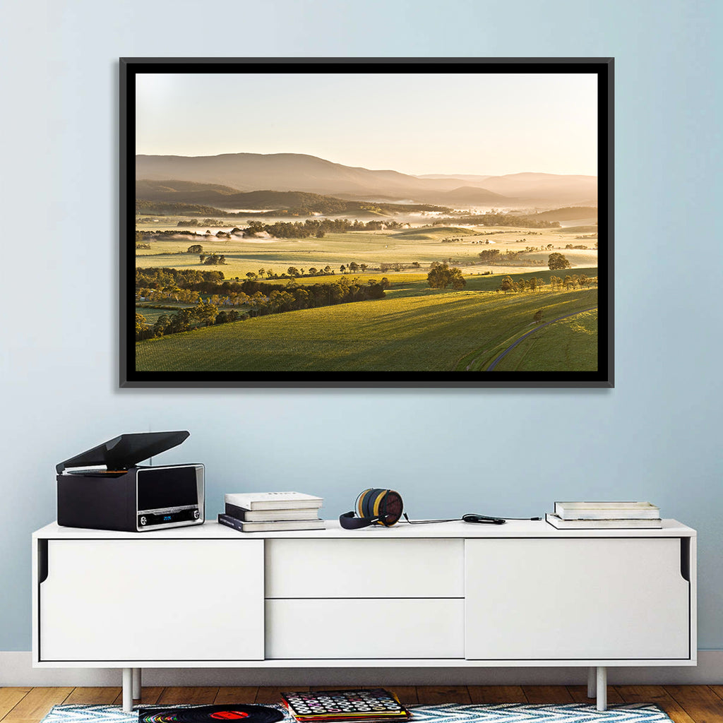 Yarra Valley Morning Mist Wall Art