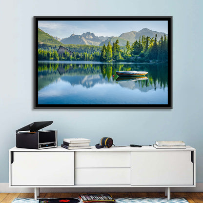 Štrbské Pleso Reflection Wall Art